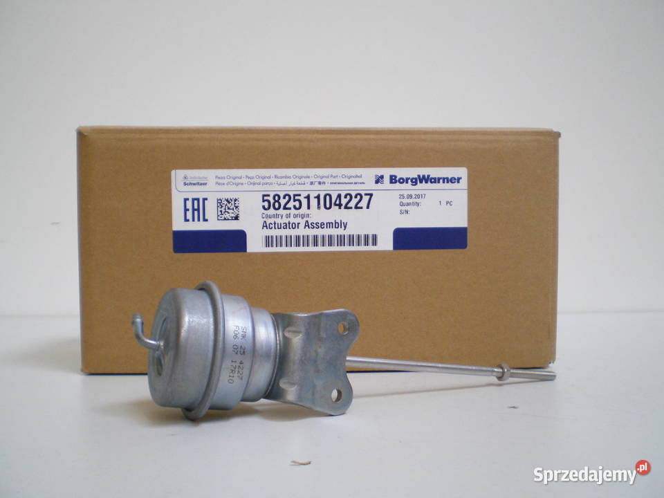Nowy aktuator turbosprężarki BorgWarner KKK sprzedam