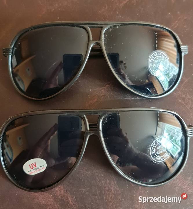 Vintage Okulary przeciw słoneczne 80 lata XX Okulary śląskie