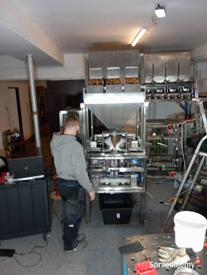 Maszyna Pakująca pionowa automat trzy wagi Ostróda