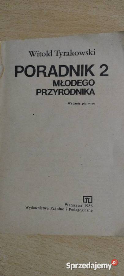 Poradnik młodego przyrodnika