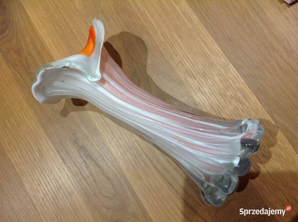 Wazon Szklany Kalia MURANO Rwaniec STARY lubuskie Nowa Sól sprzedam