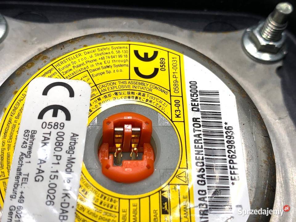 PODUSZKA POWIETRZNA KIEROWCY TOYOTA YARIS II Poduszki powietrzne