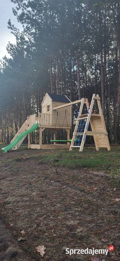 Solidny domek dzieci Plac zabaw Domek dziecięcy Garwolin sprzedam