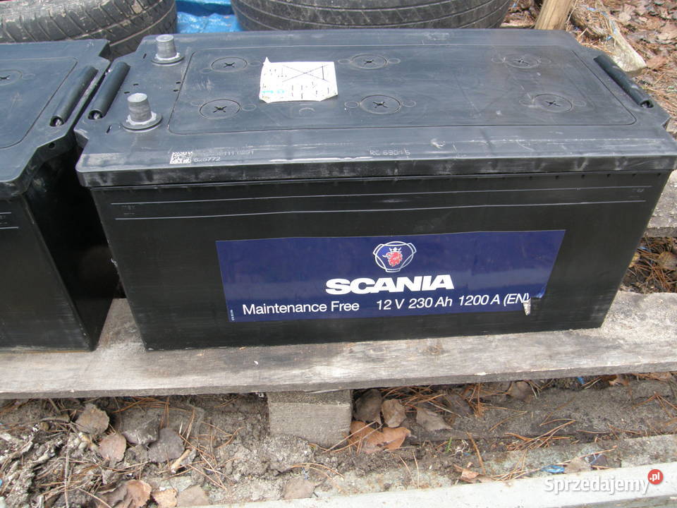 Akumulator 230 AH 1200 A SCANIA Części samochodowe Biała Podlaska