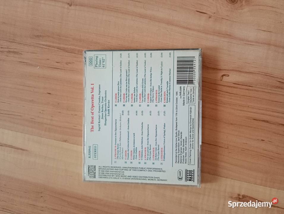 CD The Best of Operetta Vol 1 CD