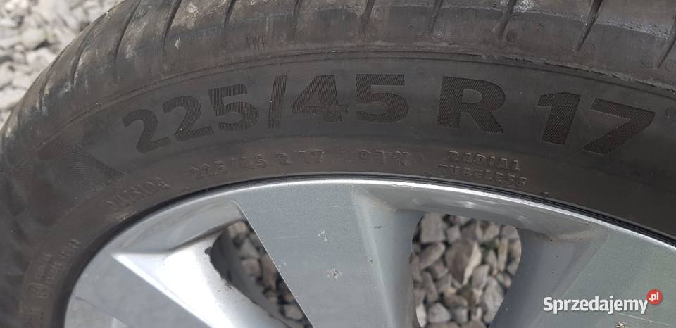 KOŁA ALUMINIOWE 17 HONDA CIVIC IX komplet mazowieckie