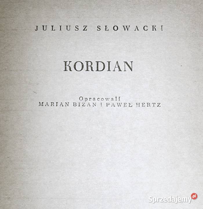 Kordian Juliusz Słowacki Chełm