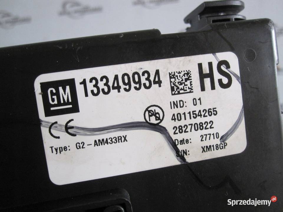 OPEL MERIVA B 11r moduł BSI 13349934 Rok produkcji 2011 Skrzynki bezpieczników Kielce