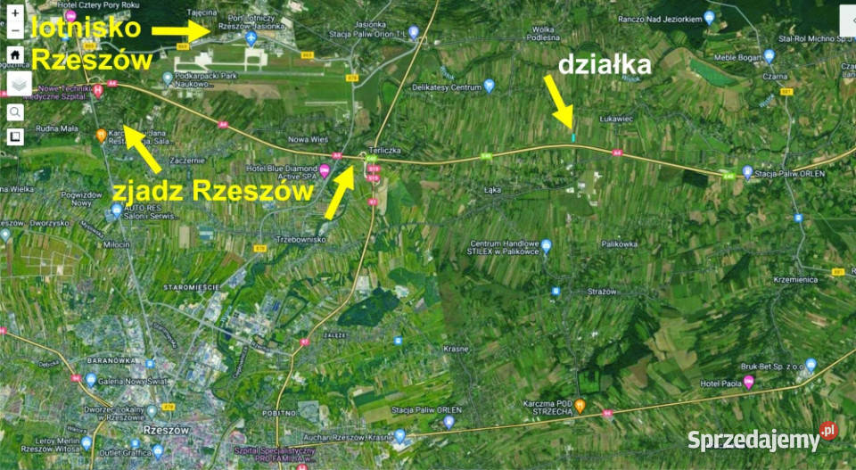 wynajmę działkę pod reklamę autostradzie A4