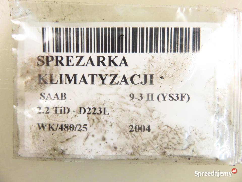 KOMPRESOR KLIMATYZACJI SAAB 93 II 22 TiD D223L