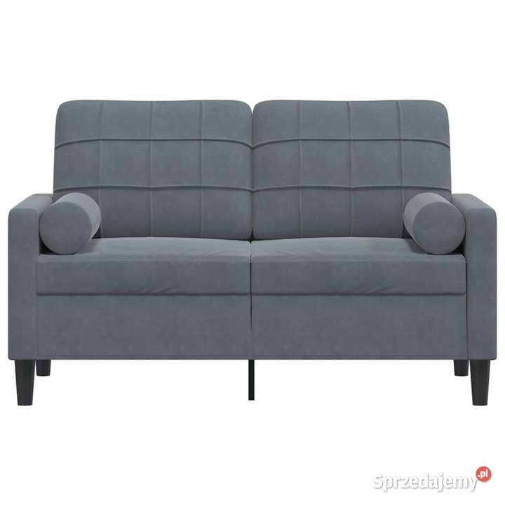 2osobowa sofa z poduszkami ciemnoszara 120 Warszawa sprzedam