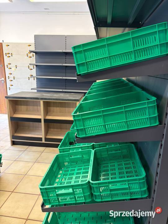 Skrzynka plastikowa na owoce i warzywa 40x30x85 warmińsko-mazurskie Barczewo