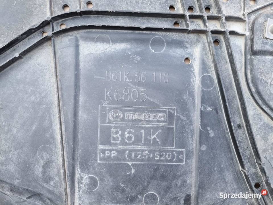 PŁYTA OSŁONA SILNIKA MAZDA 3 III B61K56110