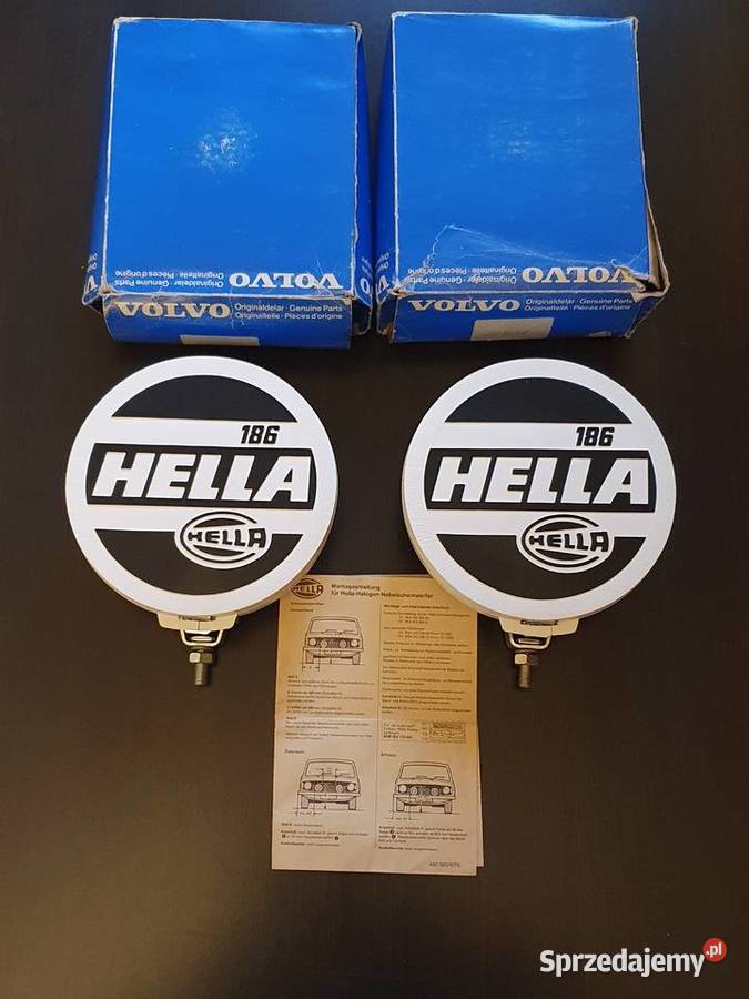 Halogeny HELLA chrom 180 mm Brwinów