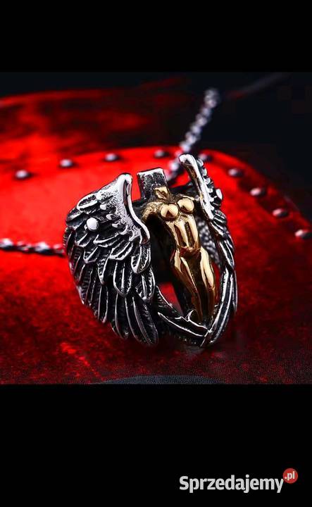 Luksusowy pierścionek z wizerunkiem anioł nagi Warszawa