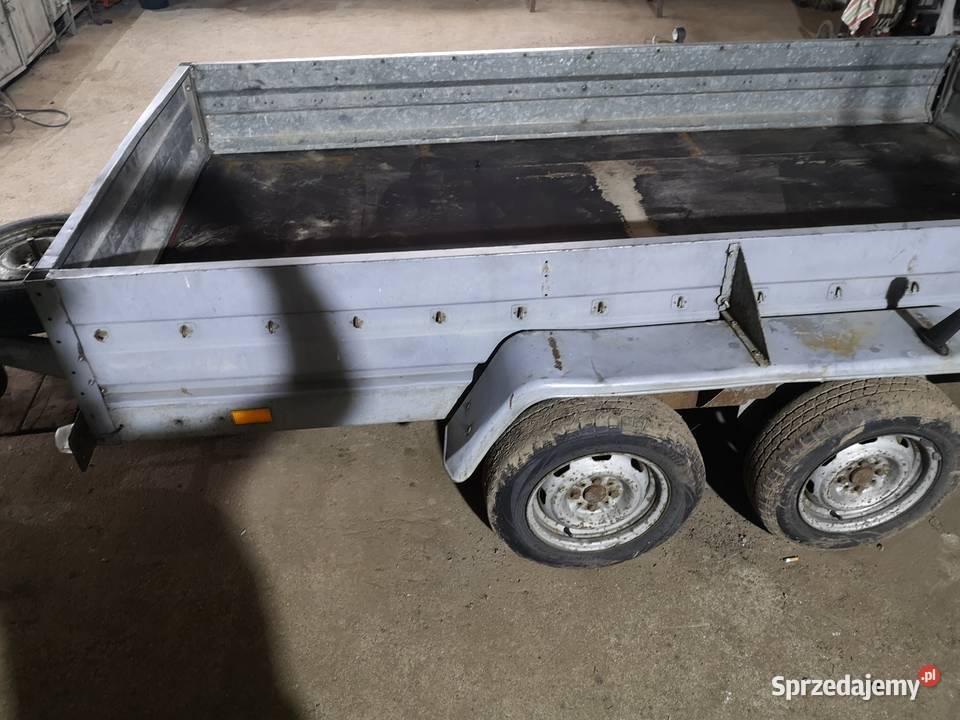 Przyczepa dwuosiowa Niewiadów świętokrzyskie Ruda Maleniecka