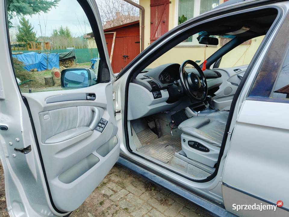 Sprzedam BMW X5 silnik 30 skórzana tapicerka Wolsztyn
