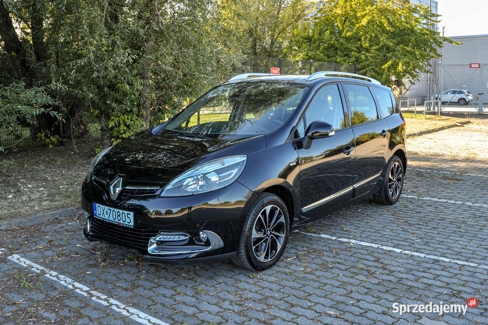 Renault Grand Scenic Bezwypadkowy Lift 2014 r Wrocław sprzedam