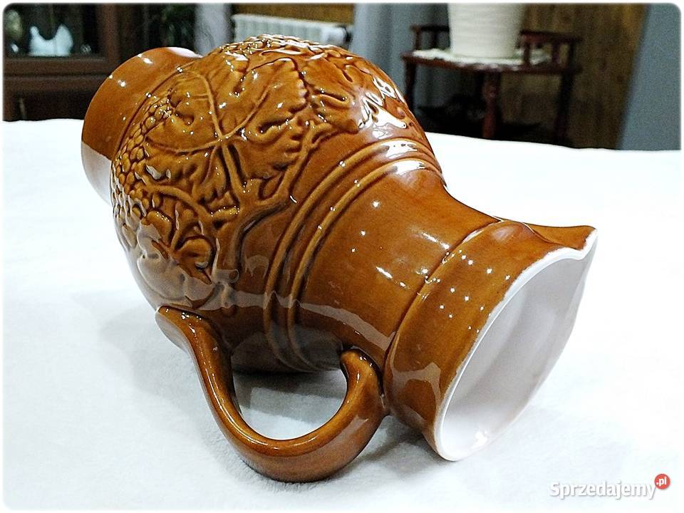 Duży Dzban Dzbanek z uchem GDR Ceramika sprzedam