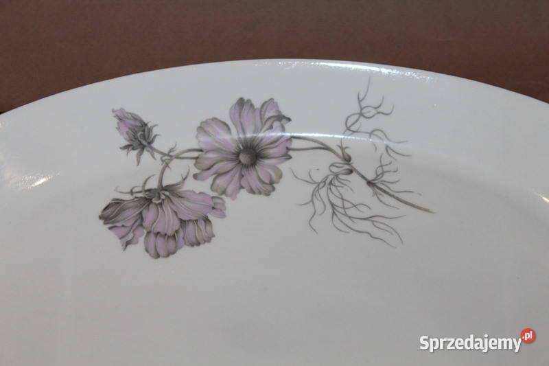 Serwis obiadowy w kwiaty MZ Czechoslovakia 104 Szczecin
