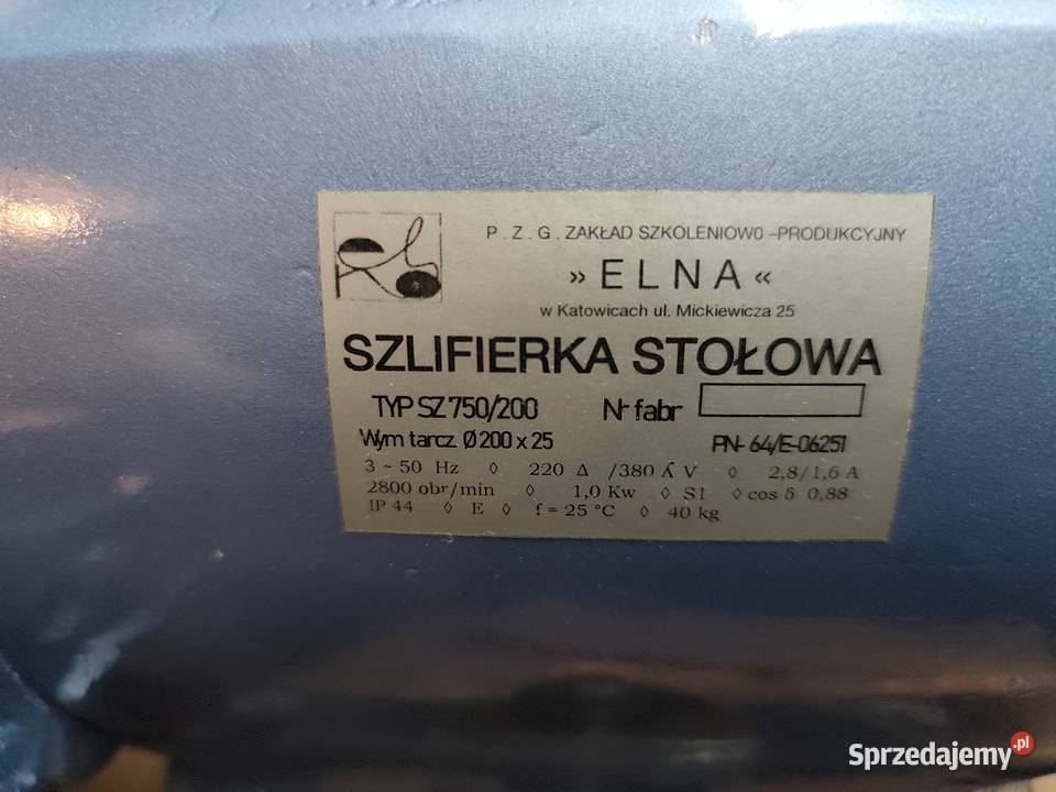 Szlifierka Elna Cieszyn