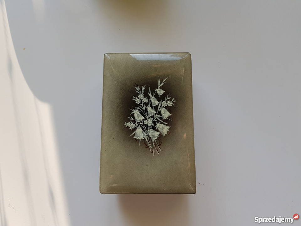 stara szkatułka z alabastru śląskie Myszków sprzedam