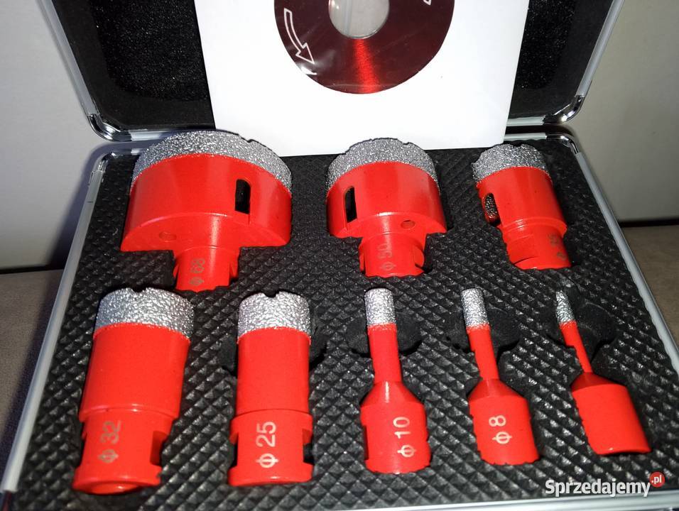 Otwornice koronki diamentowe Zestawy elektronarzędzi Katowice sprzedam