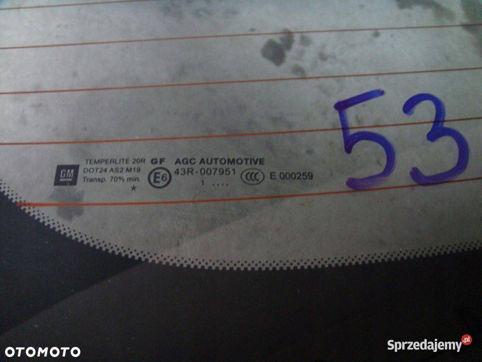 KLAPA BAGAŻNIKA OPEL INSIGNIA HB 2011 Włoszczowa sprzedam