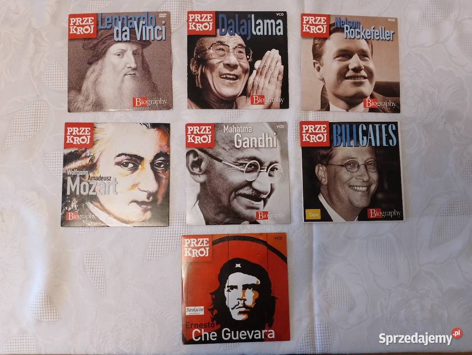 ZESTAW filmowych biografii 7 VCDDVD z serii dokument