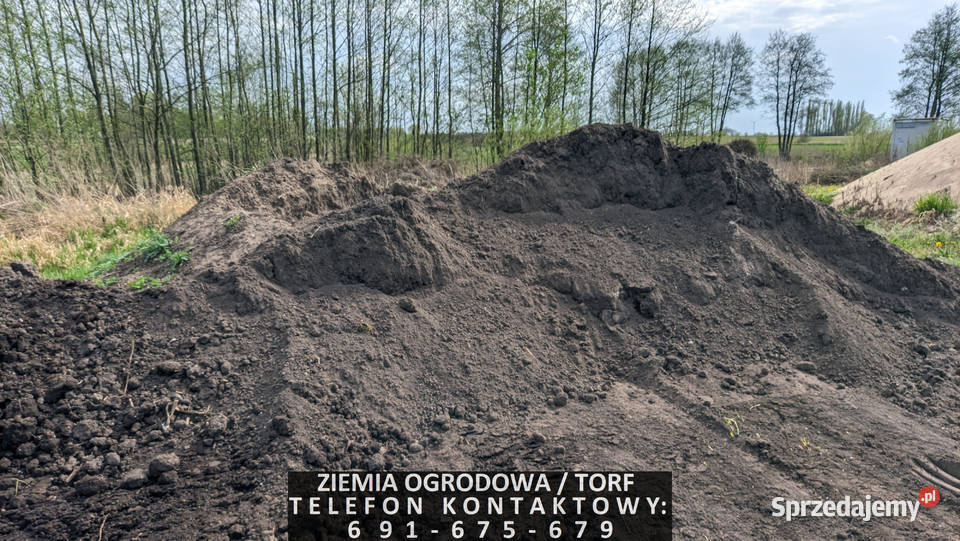 Ziemia ogrodowa torf TRANSPORT Dobrzyń nad Wisłą sprzedam