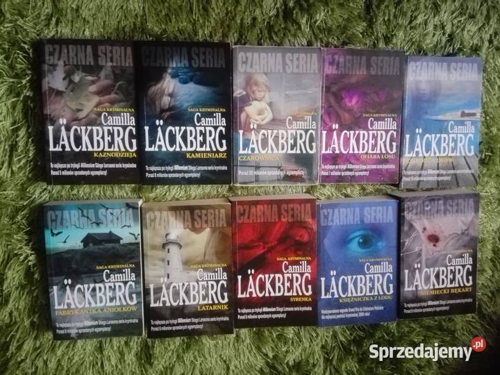 C LACKBERG komplet kryminałów Łódź sprzedam