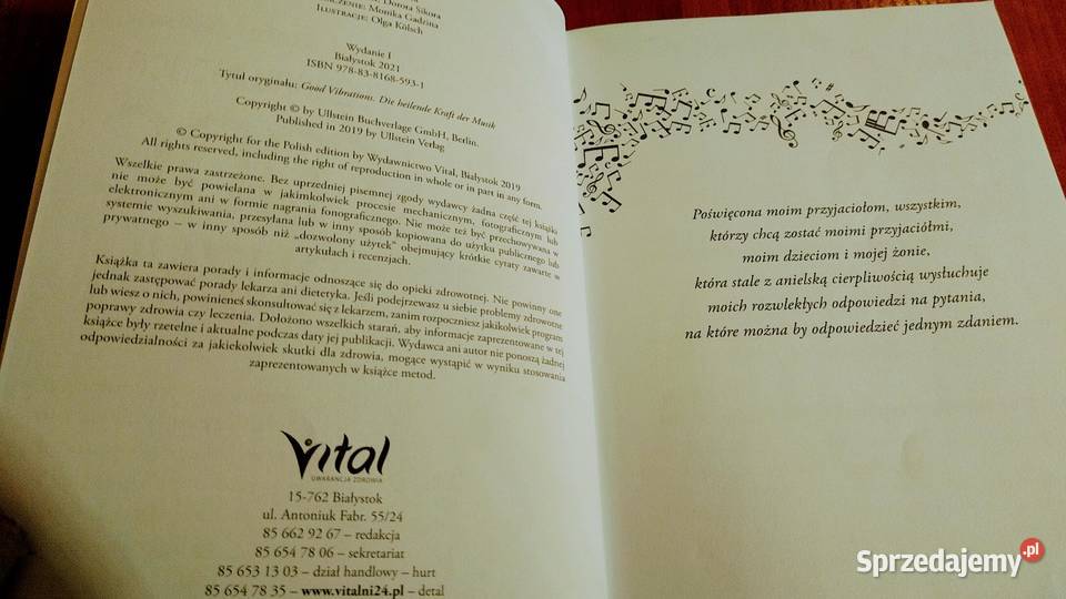 Uzdrawiająca moc muzyki naukowo udowodniony Gdańsk sprzedam