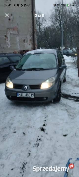 Renault grand scenic long wersja 7 osobowa Rok produkcji 2006 Miłomłyn
