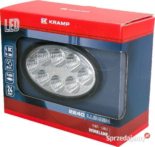 Lampa robocza LED owalna 24W 2240 lm 1030V Kamionna