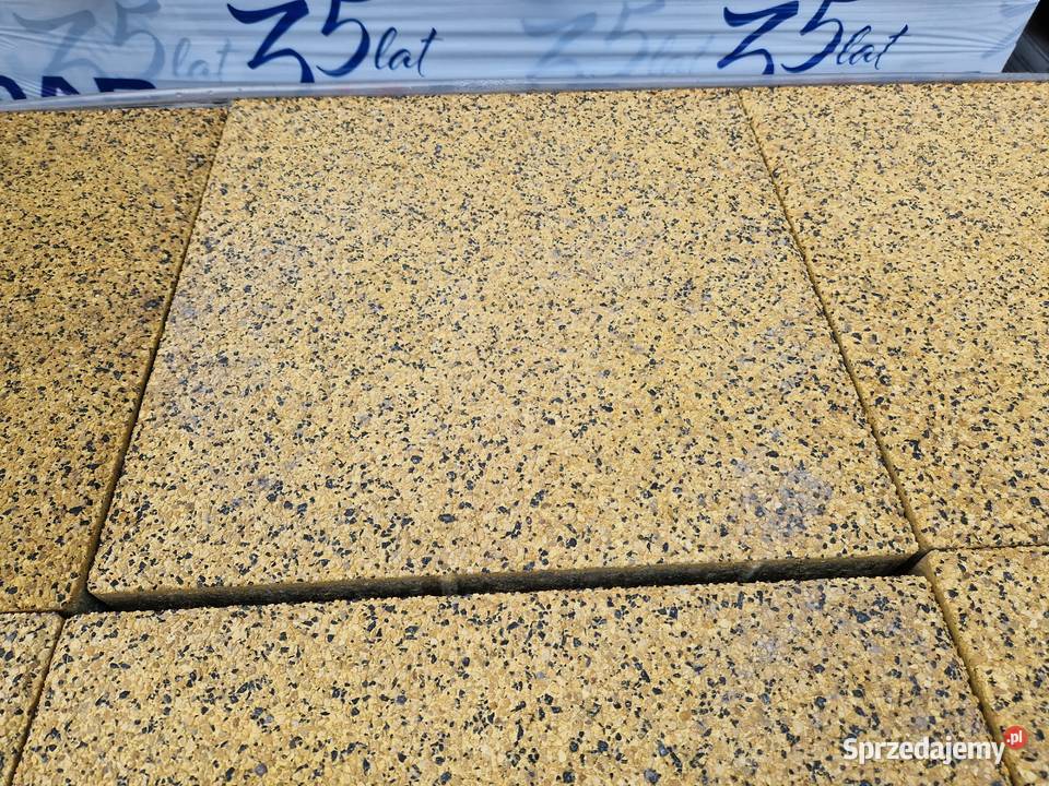 Płytka Chodnikowa 40x40x5 Lux Bursztyn Kostka Wielogóra