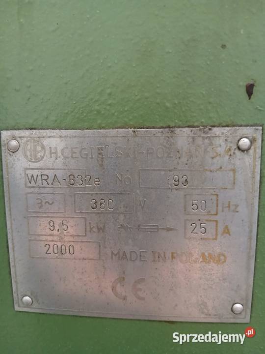 Wiertarka promieniowa WRA 632economic CEGIELSKI Produkcja Krobia
