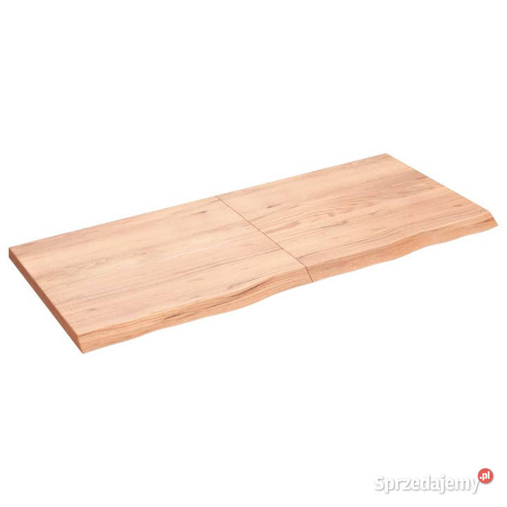 Blat do stołu jasnobrązowy 140x60x24 lite drewno Warszawa sprzedam