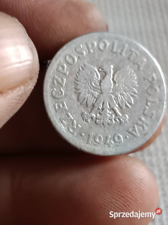 Sprzedam monete 50 gr 1949 r vbnnn Chełm