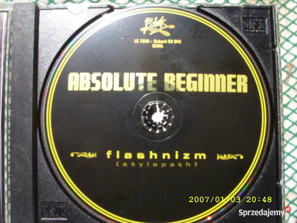 RAP CD ABSOLUTTE BEGINNERFLASHNIZM Wołów