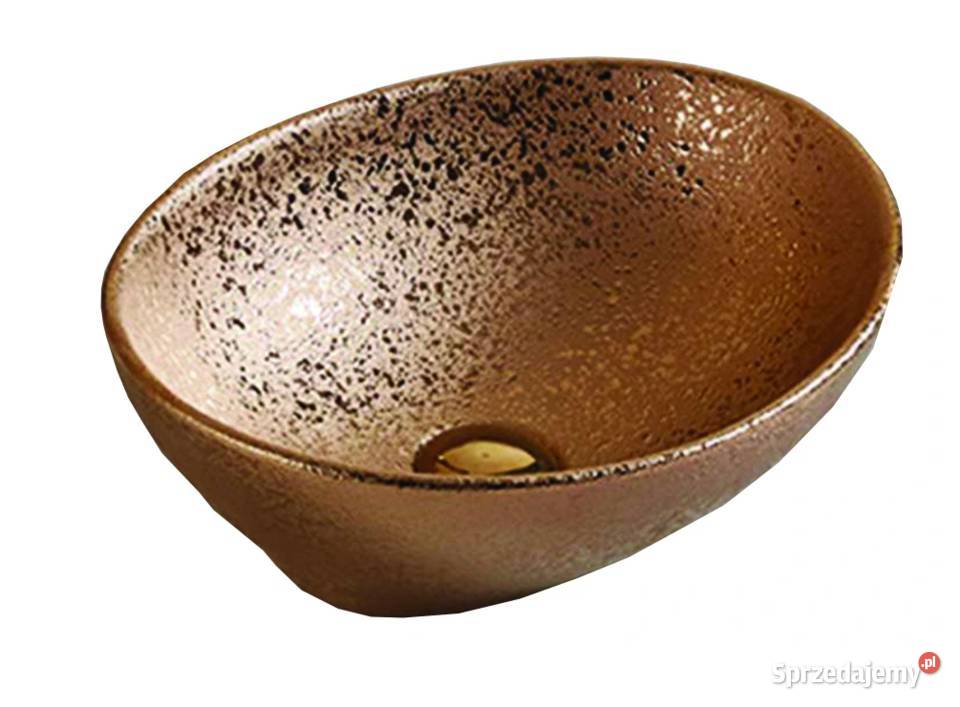 Umywalka nablatowa 40x34 Złota Gold Miedziana sprzedam