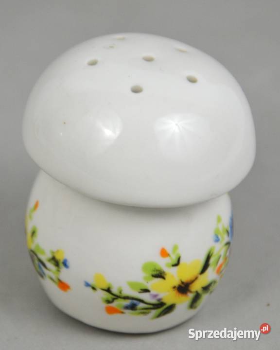 solniczka grzybek porcelana Aquincum Węgry lata Pomiechówek