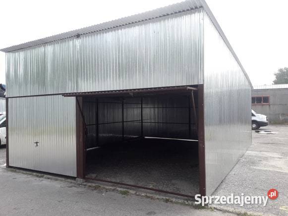GARAŻ BLASZANY Garaże Blaszane Wiata Stalowa Sprzedaż Lipno