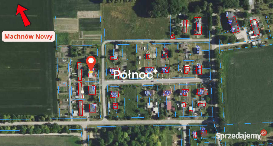 3 pokoje 2 ogródki i garaż w Wierzbica Machnów Nowy