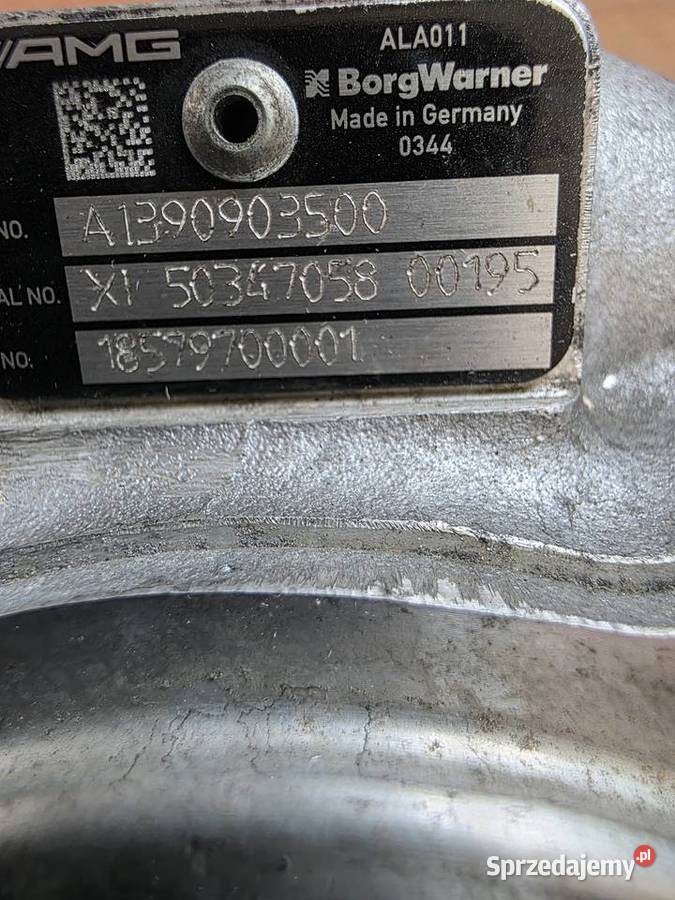 Turbina Mercedes A45S AMG A1390903500 BergWarner dolnośląskie Wrocław