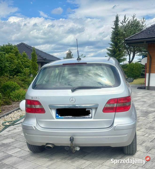 Mercedes Bklasa 17 benzyna z gazem 2007 benzyna+LPG łódzkie Łódź