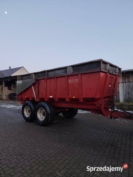 Sprzedam przyczepe skorupowa 12 t Wizna sprzedam