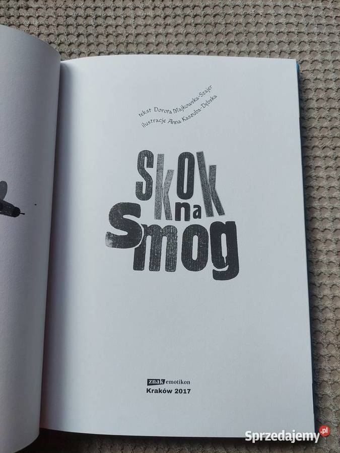 Skok na smog Dorota MajkowskaSzajer małopolskie Kraków sprzedam