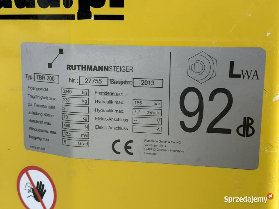 Renault Maxity Zwyżka Podnośnik Koszowy Ruthmann Widełki sprzedam