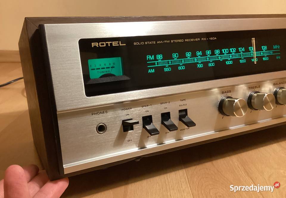 Amplituner Wzmacniacz ROTEL RX150A SPRAWNY ładny Amplitunery