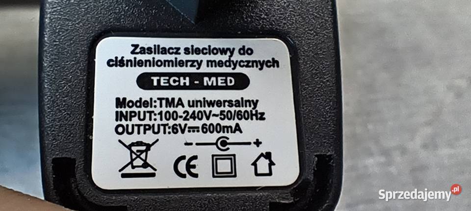 Zasilacze do pomiaru ciśnienia 6v 600mA